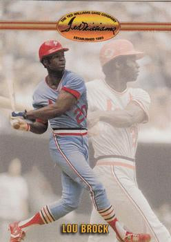 #86 Lou Brock - St. Louis Cardinals - 1993 Ted Williams Baseball