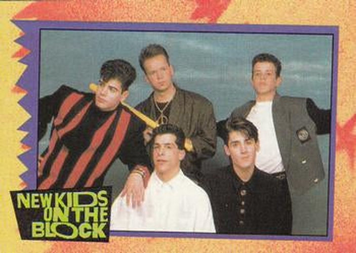 #86b New Kids Have Heart - 1989 Topps New Kids on the Block