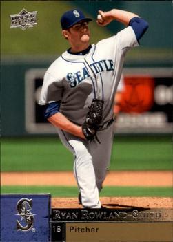 #870 Ryan Rowland-Smith - Seattle Mariners - 2009 Upper Deck Baseball