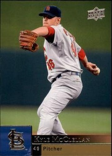 #872 Kyle McClellan - St. Louis Cardinals - 2009 Upper Deck Baseball