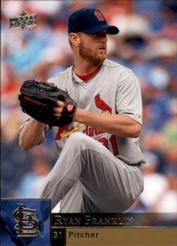 #873 Ryan Franklin - St. Louis Cardinals - 2009 Upper Deck Baseball