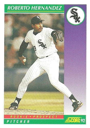 #874 Roberto Hernandez - Chicago White Sox - 1992 Score Baseball