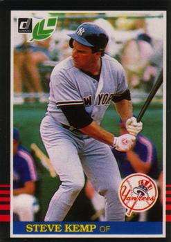 #100 Steve Kemp - New York Yankees - 1985 Leaf Baseball