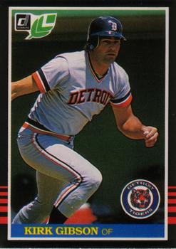 #103 Kirk Gibson - Detroit Tigers - 1985 Leaf Baseball