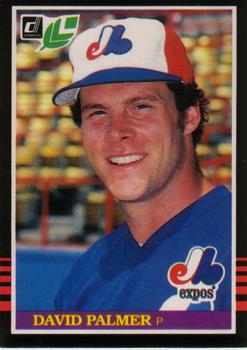 #105 David Palmer - Montreal Expos - 1985 Leaf Baseball