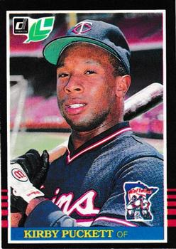 #107 Kirby Puckett - Minnesota Twins - 1985 Leaf Baseball