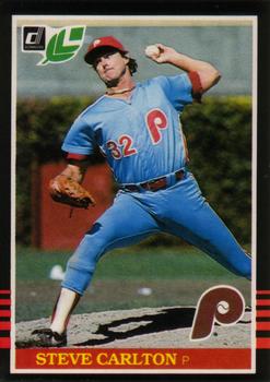 #113 Steve Carlton - Philadelphia Phillies - 1985 Leaf Baseball