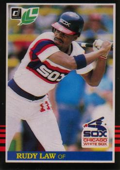#117 Rudy Law - Chicago White Sox - 1985 Leaf Baseball