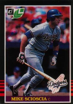 #118 Mike Scioscia - Los Angeles Dodgers - 1985 Leaf Baseball