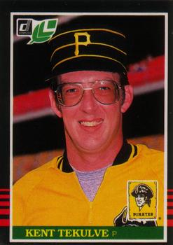 #119 Kent Tekulve - Pittsburgh Pirates - 1985 Leaf Baseball