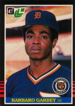 #121 Barbaro Garbey - Detroit Tigers - 1985 Leaf Baseball