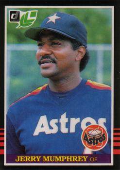 #124 Jerry Mumphrey - Houston Astros - 1985 Leaf Baseball