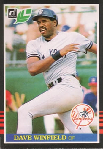 #127 Dave Winfield - New York Yankees - 1985 Leaf Baseball