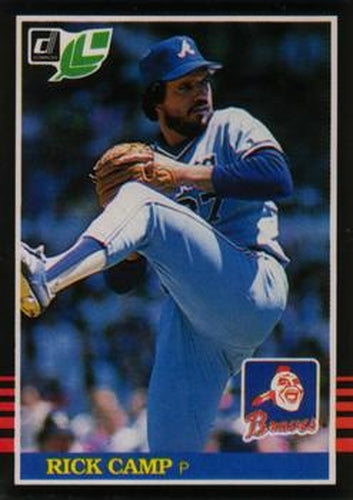 #130 Rick Camp - Atlanta Braves - 1985 Leaf Baseball