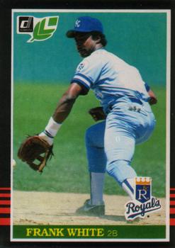#148 Frank White - Kansas City Royals - 1985 Leaf Baseball
