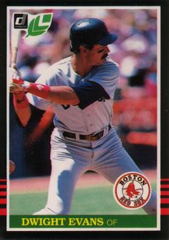 #150 Dwight Evans - Boston Red Sox - 1985 Leaf Baseball