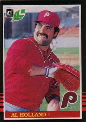#151 Al Holland - Philadelphia Phillies - 1985 Leaf Baseball