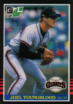 #152 Joel Youngblood - San Francisco Giants - 1985 Leaf Baseball