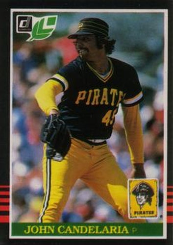 #157 John Candelaria - Pittsburgh Pirates - 1985 Leaf Baseball