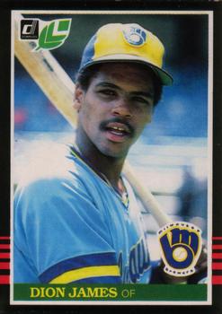 #162 Dion James - Milwaukee Brewers - 1985 Leaf Baseball