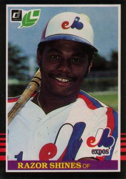 #164 Razor Shines - Montreal Expos - 1985 Leaf Baseball