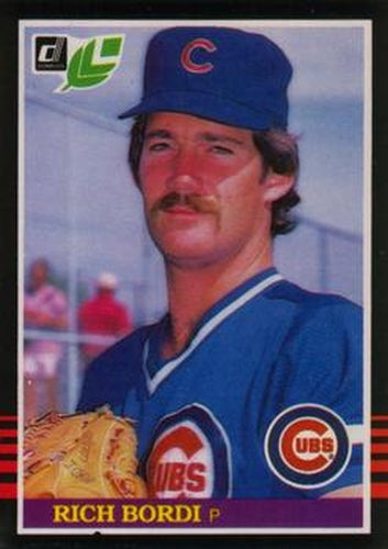 #166 Rich Bordi - Chicago Cubs - 1985 Leaf Baseball