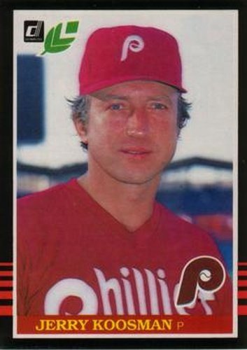 #178 Jerry Koosman - Philadelphia Phillies - 1985 Leaf Baseball