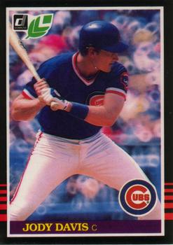 #180 Jody Davis - Chicago Cubs - 1985 Leaf Baseball