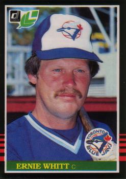 #181 Ernie Whitt - Toronto Blue Jays - 1985 Leaf Baseball