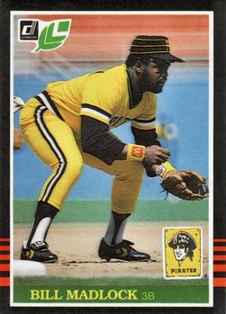 #185 Bill Madlock - Pittsburgh Pirates - 1985 Leaf Baseball