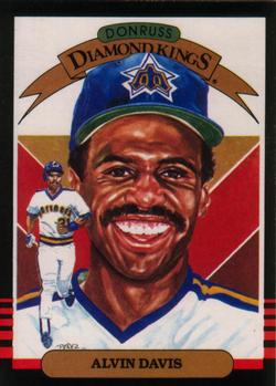 #18 Alvin Davis - Seattle Mariners - 1985 Leaf Baseball