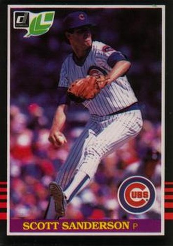 #194 Scott Sanderson - Chicago Cubs - 1985 Leaf Baseball