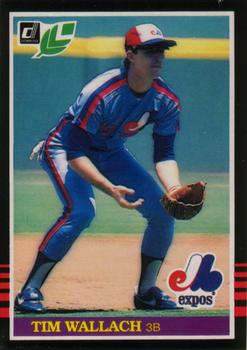 #199 Tim Wallach - Montreal Expos - 1985 Leaf Baseball