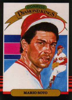#19 Mario Soto - Cincinnati Reds - 1985 Leaf Baseball