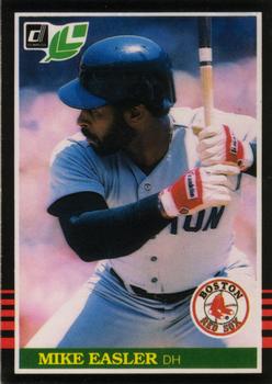 #206 Mike Easler - Boston Red Sox - 1985 Leaf Baseball