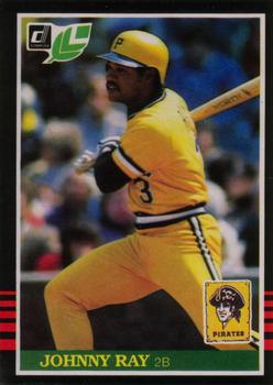 #212 Johnny Ray - Pittsburgh Pirates - 1985 Leaf Baseball