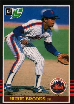 #214 Hubie Brooks - New York Mets - 1985 Leaf Baseball