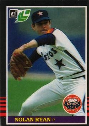 #216 Nolan Ryan - Houston Astros - 1985 Leaf Baseball