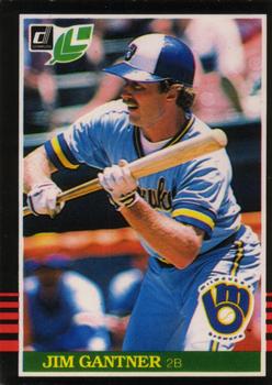 #217 Jim Gantner - Milwaukee Brewers - 1985 Leaf Baseball
