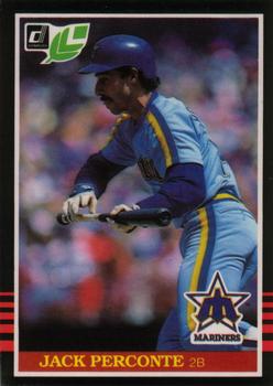 #221 Jack Perconte - Seattle Mariners - 1985 Leaf Baseball