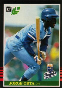 #226 Jorge Orta - Kansas City Royals - 1985 Leaf Baseball
