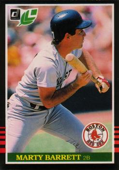 #229 Marty Barrett - Boston Red Sox - 1985 Leaf Baseball