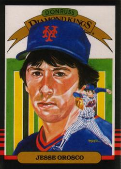 #22 Jesse Orosco - New York Mets - 1985 Leaf Baseball