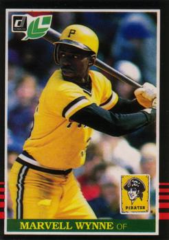 #233 Marvell Wynne - Pittsburgh Pirates - 1985 Leaf Baseball