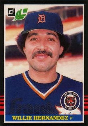 #235 Willie Hernandez - Detroit Tigers - 1985 Leaf Baseball