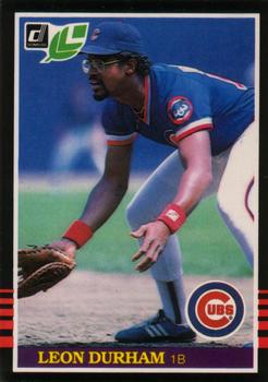 #238 Leon Durham - Chicago Cubs - 1985 Leaf Baseball