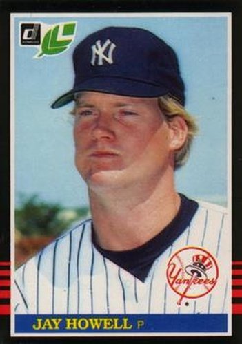 #244 Jay Howell - New York Yankees - 1985 Leaf Baseball