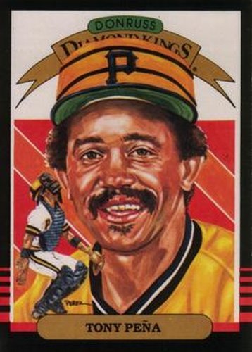 #24 Tony Pena - Pittsburgh Pirates - 1985 Leaf Baseball