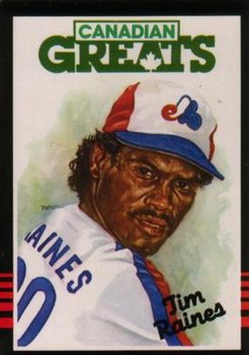 #252 Tim Raines - Montreal Expos - 1985 Leaf Baseball