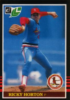 #253 Ricky Horton - St. Louis Cardinals - 1985 Leaf Baseball